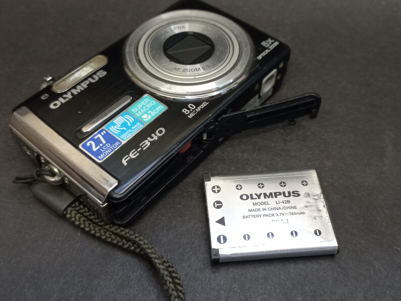 Vintage Digital Camera Olympus FE340 8.0 Megapixel Etsy Australia