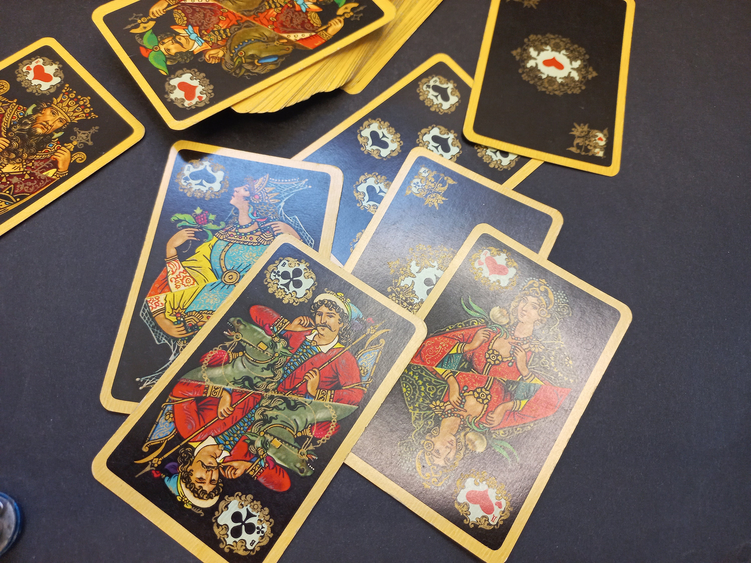 ソビエト ヴィンテージ トランプ「パレク記念品」56 枚、ソ連収集用