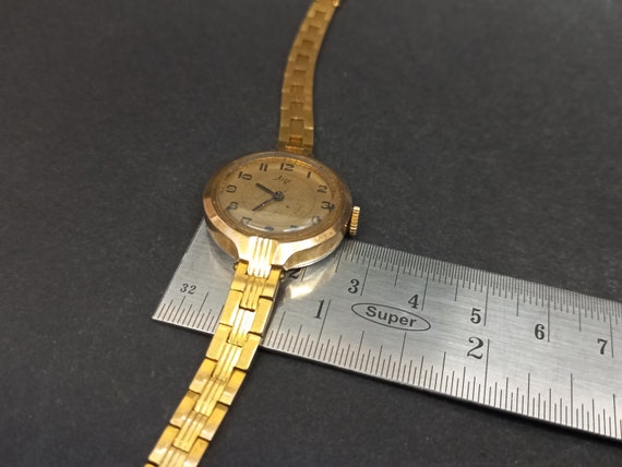 Vintage Soviet Rare Wrist Watch"Luch" Manual Wind… - image 9