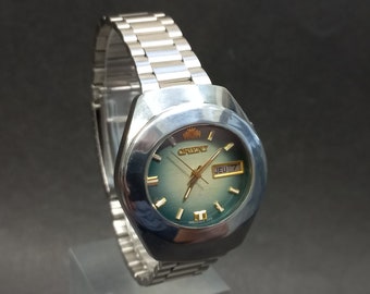 Orologio da polso vintage Orient Crystal, orologio automatico giapponese, raro orologio giapponese, Oriente classico