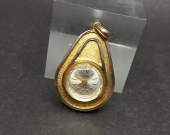 Vintage Swiss Watch Pendant, Retro Watch Switzerland, Antique Watch