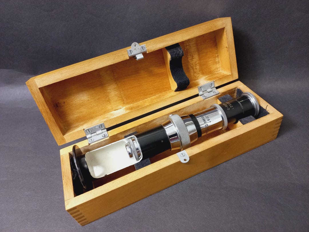 Soviet Vintage Microscope MPB-2. 24x Magnification, Antique Microscope ...