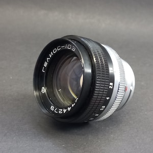ソビエト ビンテージ レンズ Helios-103 53mm F/1.8、キエフ用 USSR