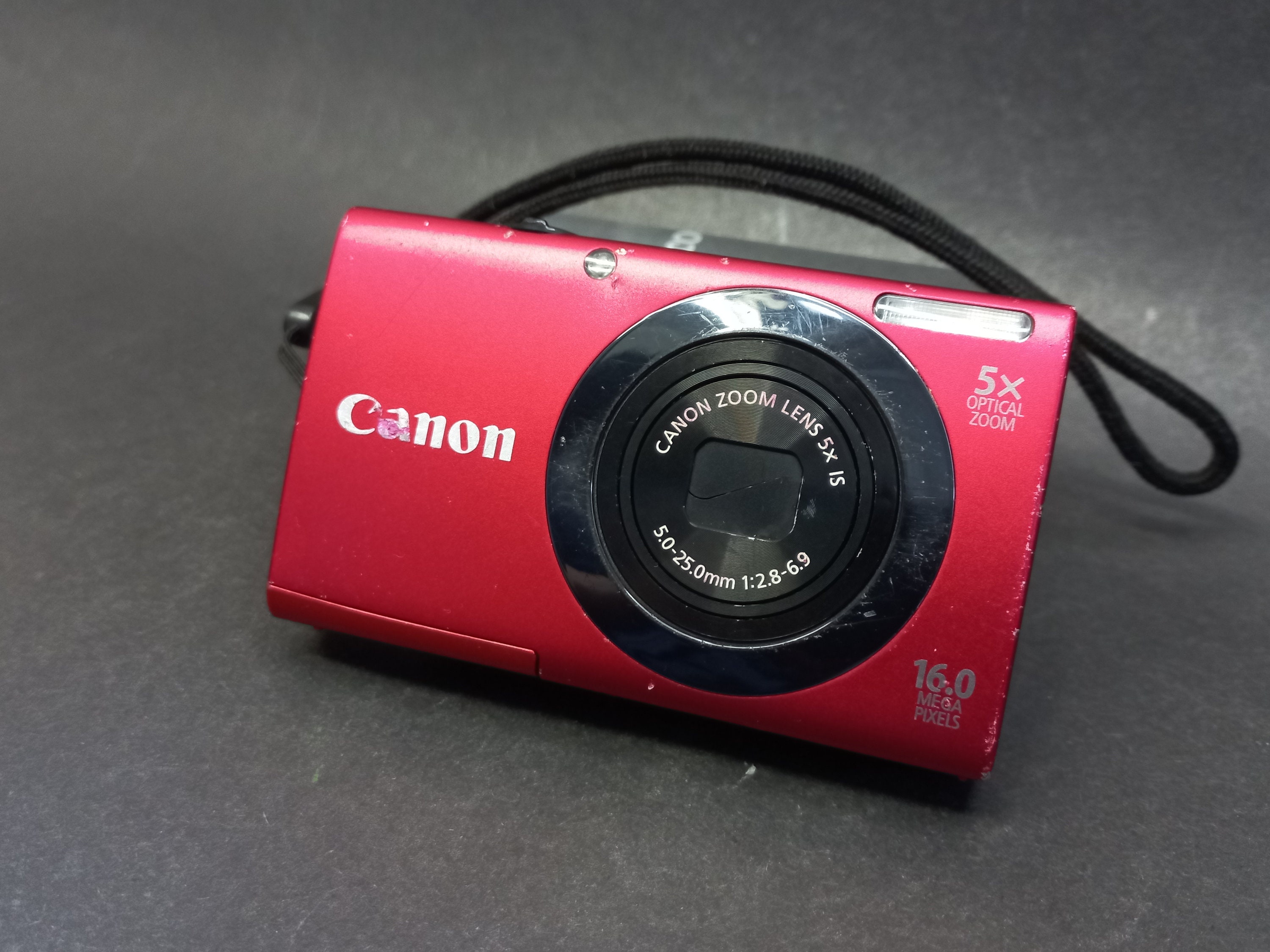 Digital Camera Canon Powershot A3400IS Red, Compact Digital Camera