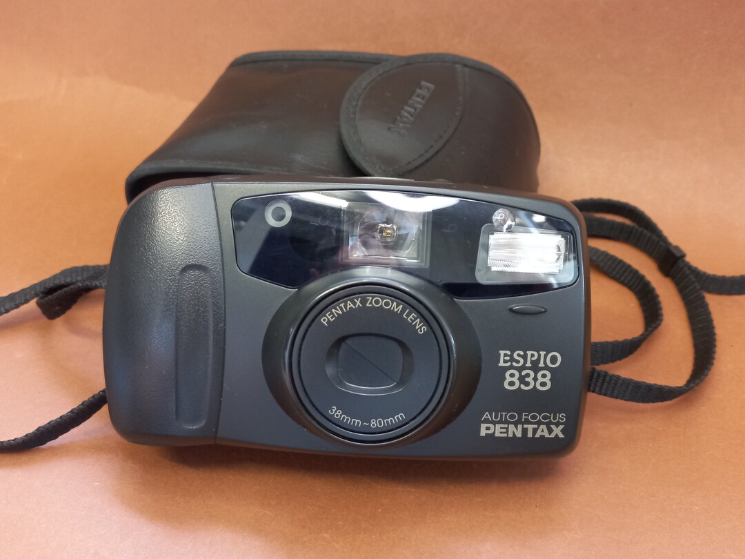 Vintage Camera Pentax Espio 838, Film Camera Pentax 1990s, Point
