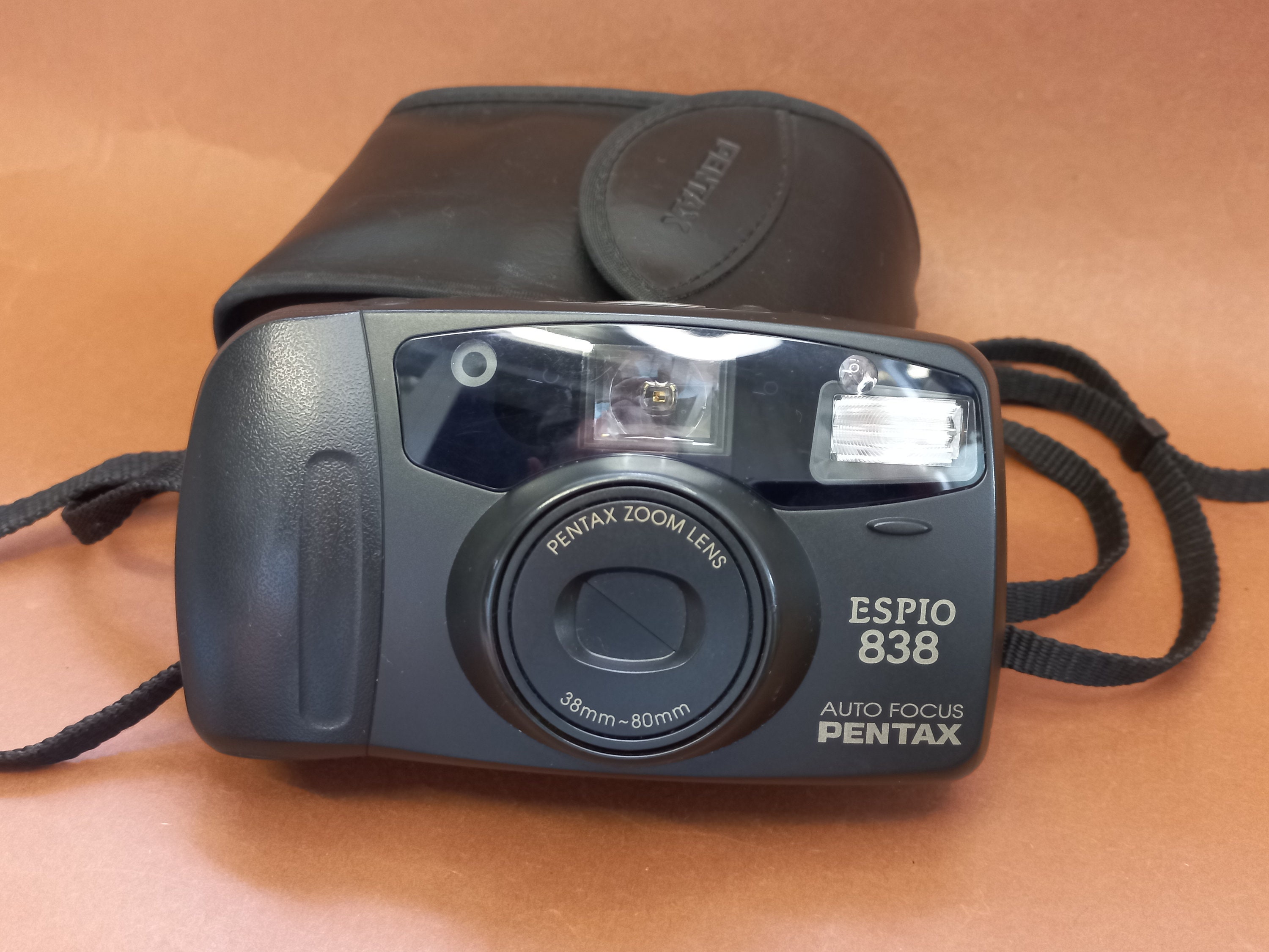 ビンテージ カメラ Pentax Espio 838、フィルム カメラ Pentax 1990