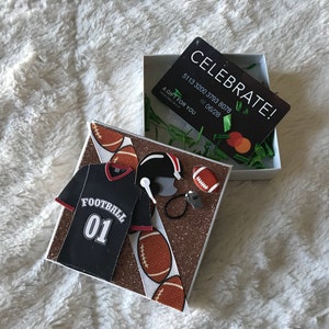 SPORT-thema! Geschenkdoos / Keep-Sake & Gifting Box / Krat vol (golf) handgemaakt-gepersonaliseerd! Voor jou! 'Binnen-Buiten' GEEN 'Deksel' gelaten!