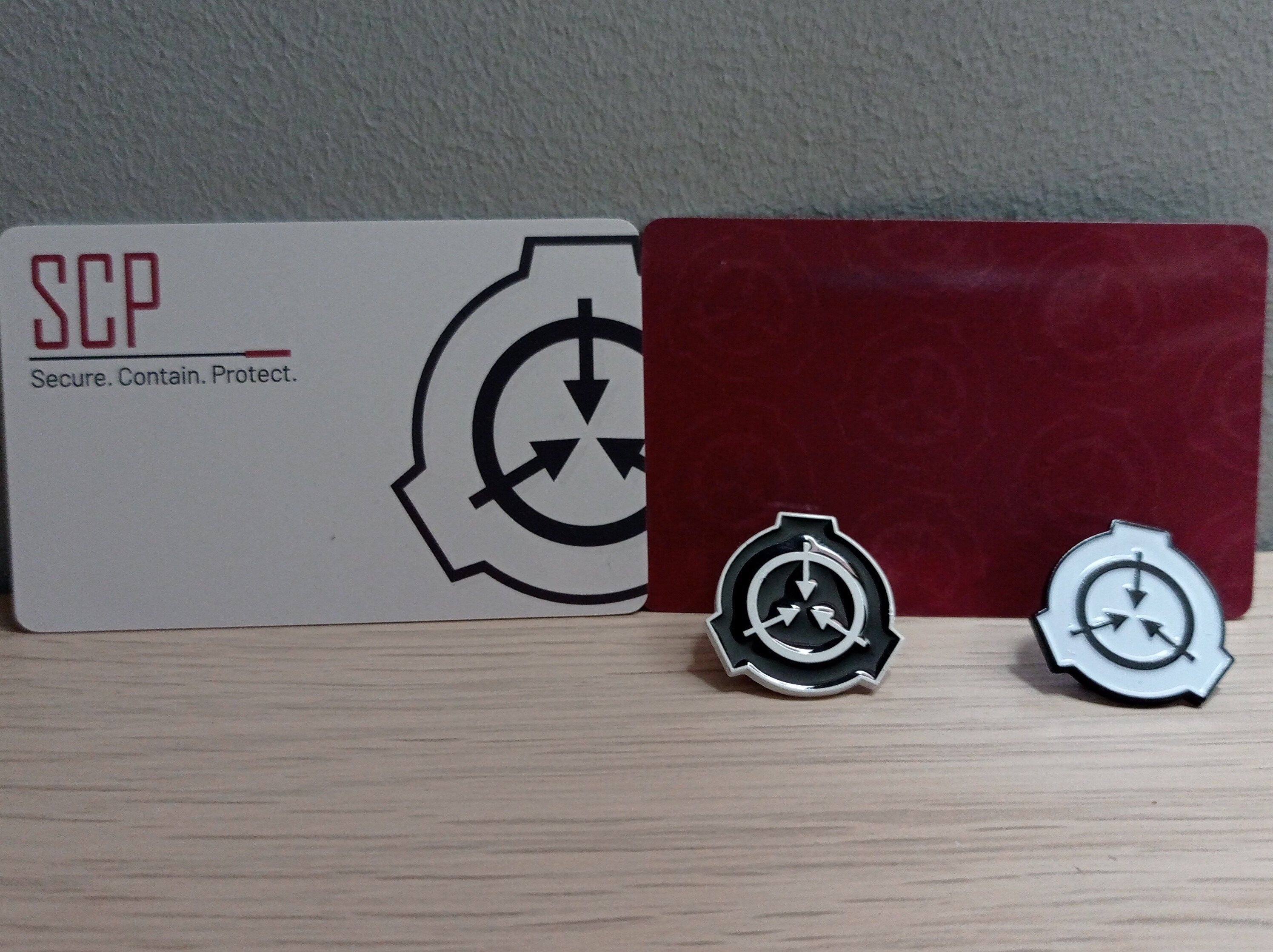 SCP Foundation Logo Pin for Sale by EmthelRackem