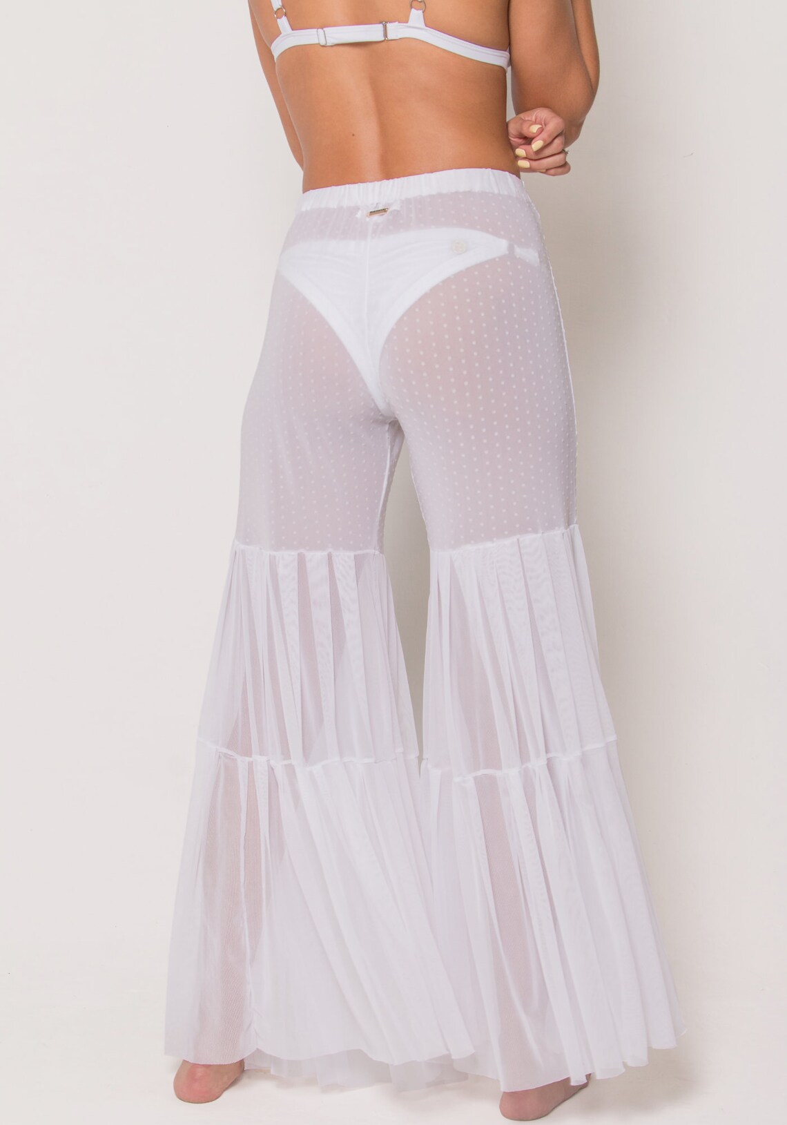 mesh beach pants