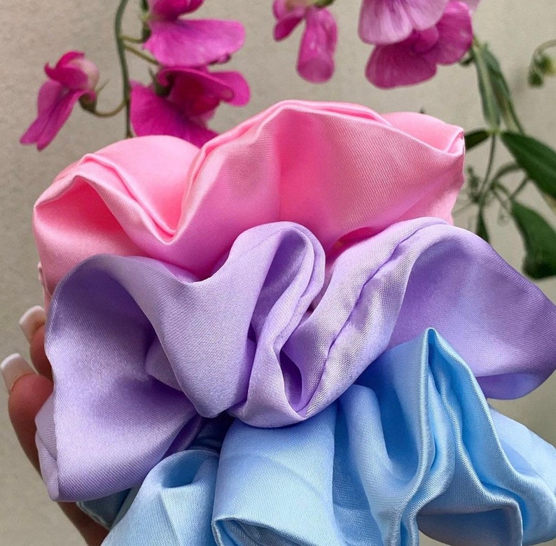 Mystery Set of Silky Satin Scrunchies