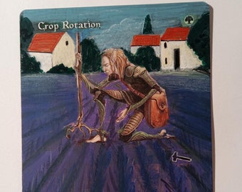 Crop Rotation Altered Full Art MTG Dominaria Remastered Lands Legacy CEDH  Cradle - Etsy