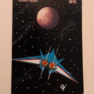 MTG Chronicles Blood Moon Alter Magic the Gathering EDH Cubo comandante della vecchia scuola. Dipinto a mano su autentica carta MTG.
