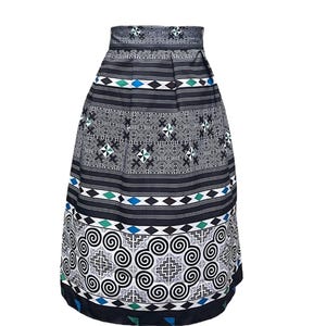 Hmong-inspired skirt (Size M, see descr for size info)