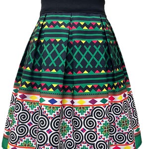Hmong-inspired skirt (Size S, elastic waist, see descr for size info)
