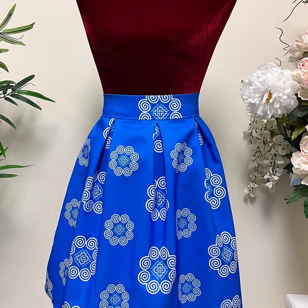 Hmong-inspired skirt (Size M, see descr for size info)