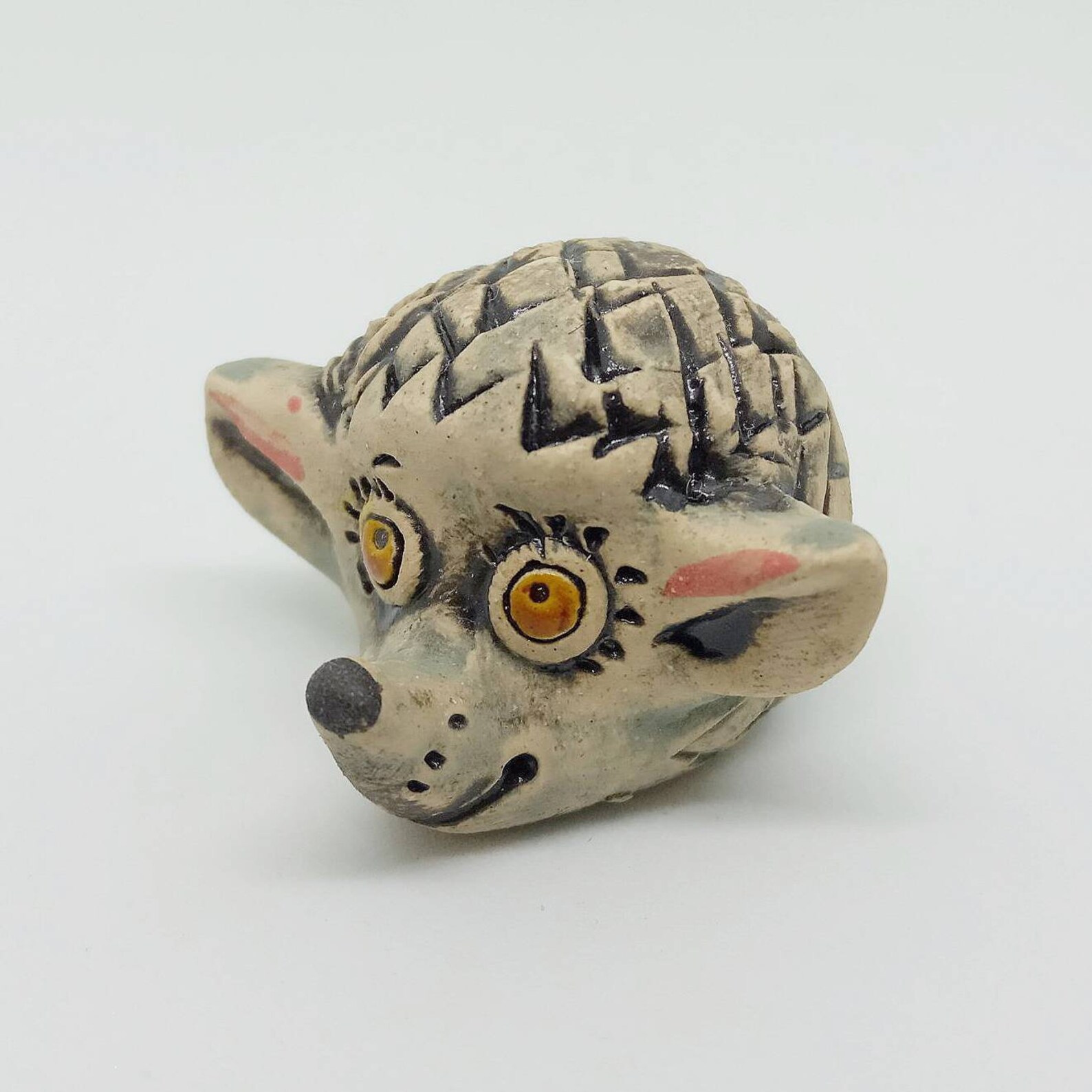 Ceramic Figurine Hedgehog handmade Ceramic Figurine Ceramic Etsy UK