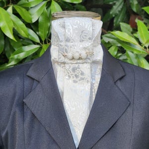 Dressage Stock Tie with stock tie pin