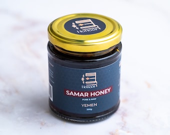 Set of 3 Honoor Yemeni Samar Honey Set of 3 | Natural Unfiltered Unheated Pure Honey | Unpasteurised Raw Honey Luxury Honey (3 x 200g)