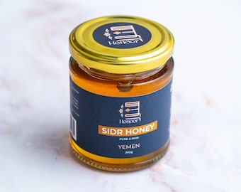 Yemeni Sidr Doani Honey | Raw Unfiltered Honey in Glass Jar, 200g