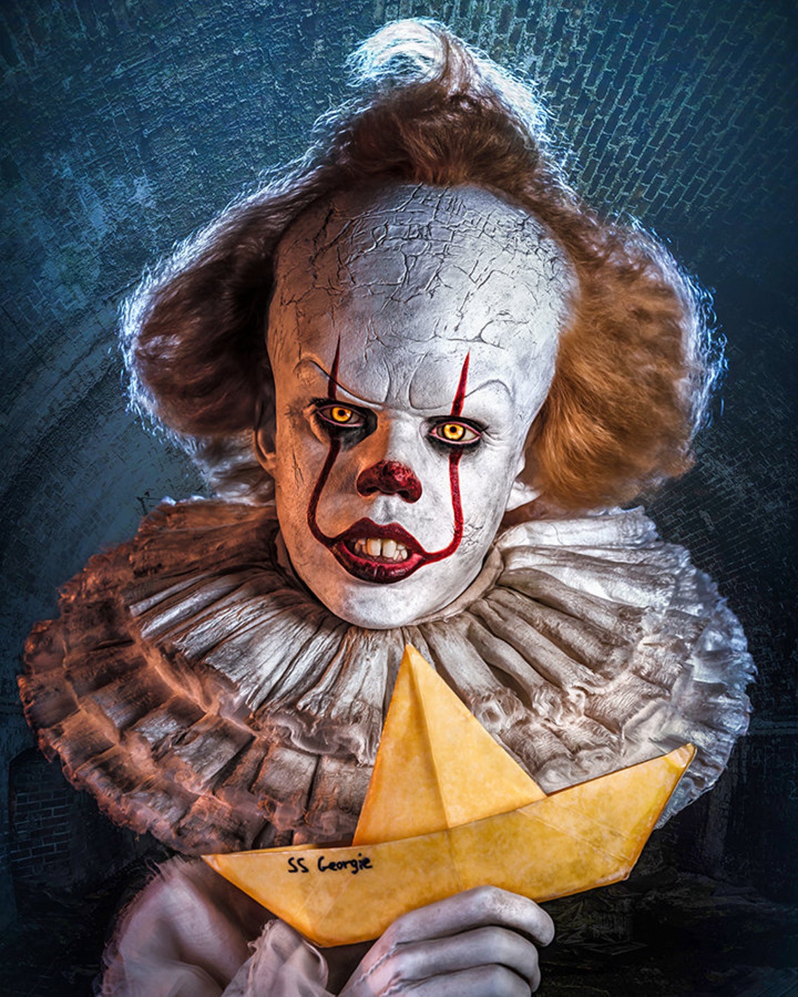 pennywise with boat