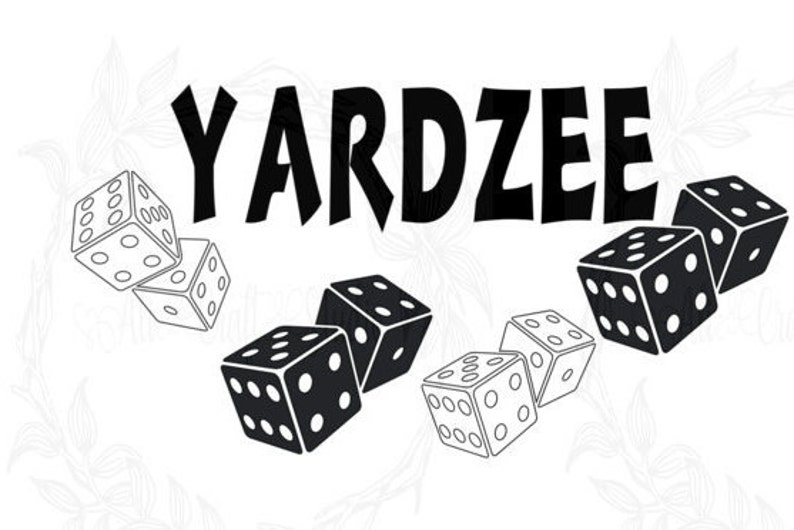 Download Yardzee Dice SVG logo cut and print files Templates | Etsy