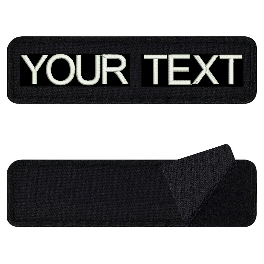 Patch Velcro personnalisé avec étiquettes nominatives Velcro Velkro 75