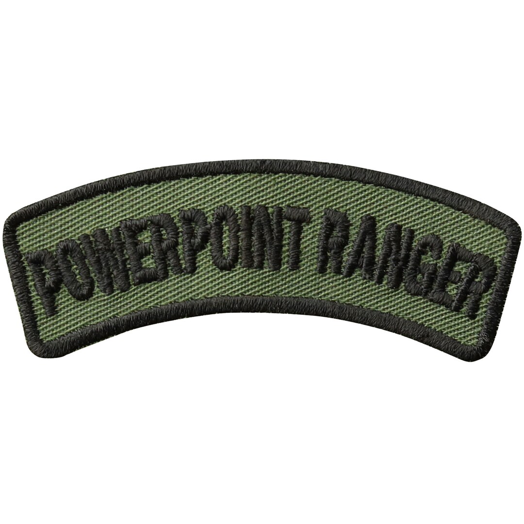 Bundeswehr Patch Powerpoint Ranger Military Ironon Patch Etsy