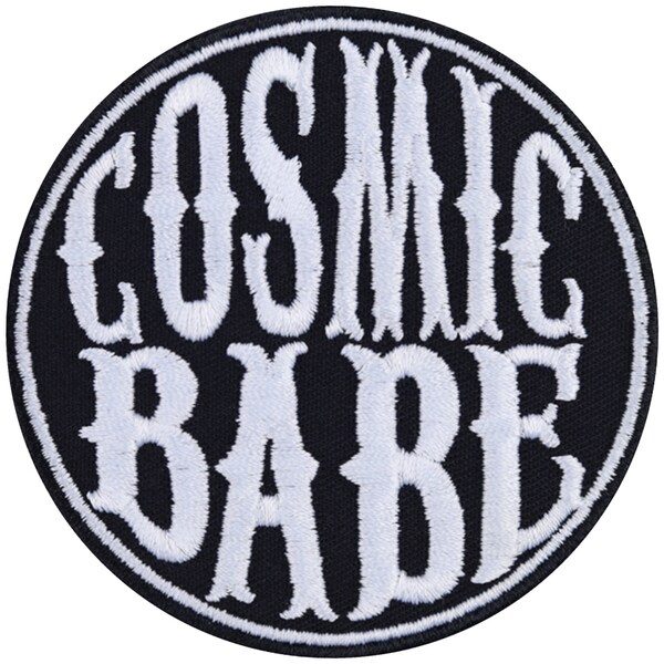 Patch : Cosmic Babe Patch Thermocollant Festival Psychédélique Biker 75 x 75 mm