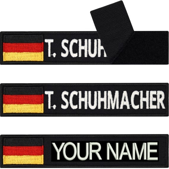 Patch Personalized with Velcro Name Tags for Clothing 75 x 20 mm