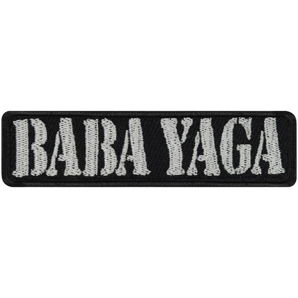 Patch thermocollant Patch Sorcière "Baba Yaga" 75 x 20 mm