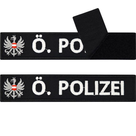 Austria Police Patches Velcro Patch Police Patch Velcro 125 X 25