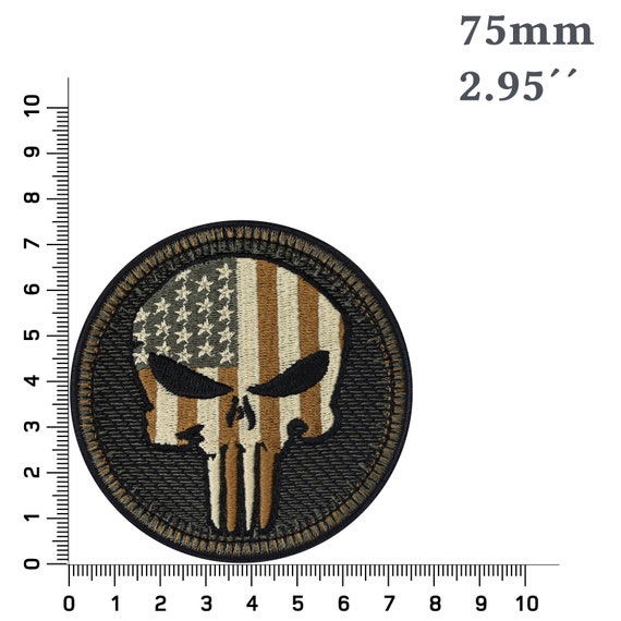 Punisher - Patch - Back Patches - Patch Keychains Stickers -   - Biggest Patch Shop worldwide