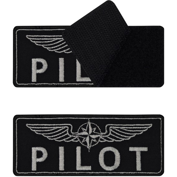 Pilot Patches Velcro Tactical Morale Patches With Velcro Patch