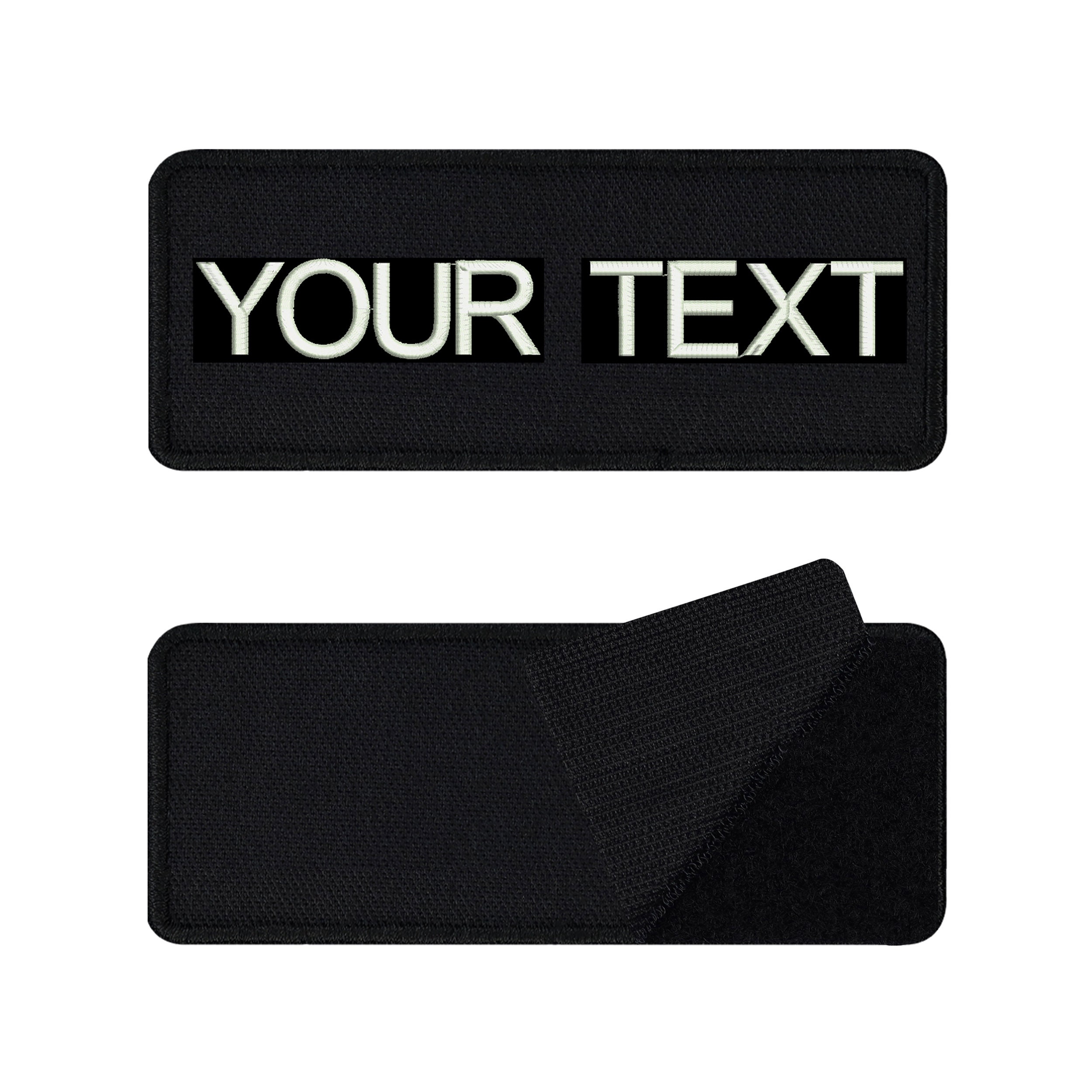 Velcro Patch Personalized With Velcro Name Tags Velkro 75 X 30 Mm