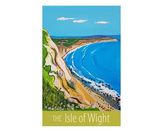 Isle of Wight travel poster print by Susie West