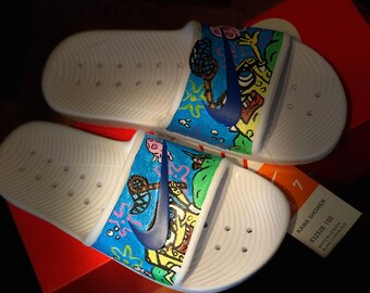 spongebob nike slides