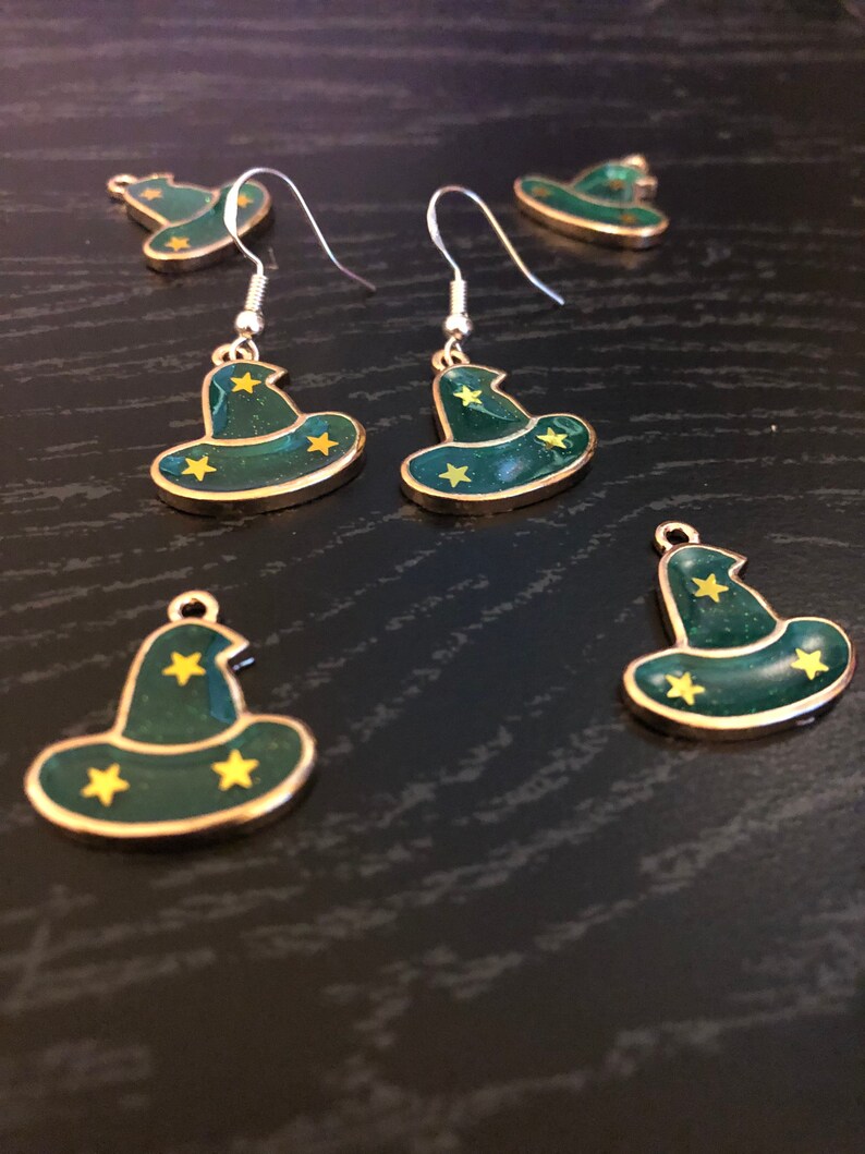 Witch Hat Dangle Earrings