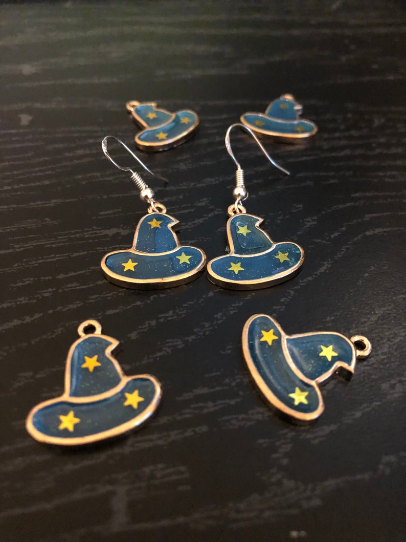 Witch Hat Dangle Earrings