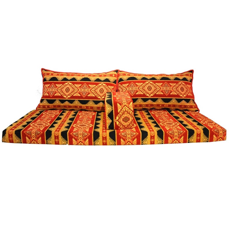 FURNITURE Yellow Bohemian Sofa Floor Sofa Floor Couch Etsy