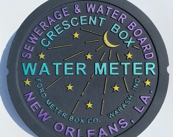 Muses Shoe -Custom Authentic New Orleans Water Meter Cover