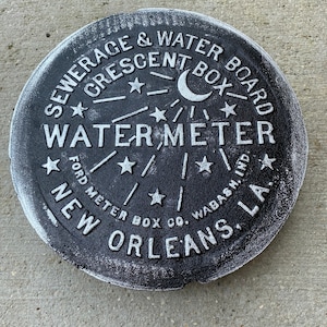 St. Charles -Custom Authentic New Orleans Water Meter Cover