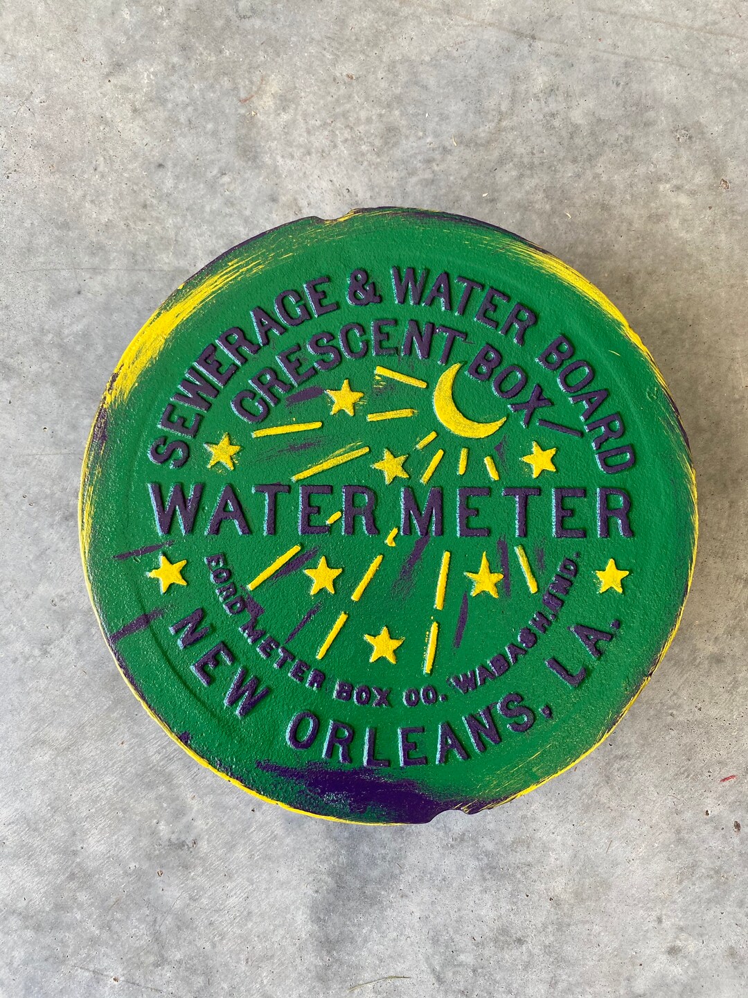 Mardi Gras Mambo Custom Authentic New Orleans Water Meter Cover - Etsy