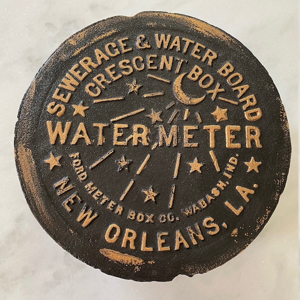 Who Dat -Custom Authentic New Orleans Water Meter Cover