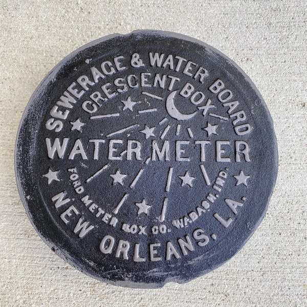 Lafitte’s -Custom Authentic New Orleans Water Meter Cover