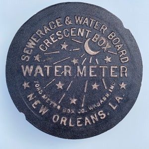 Jack Rose -Custom Authentic New Orleans Water Meter Cover