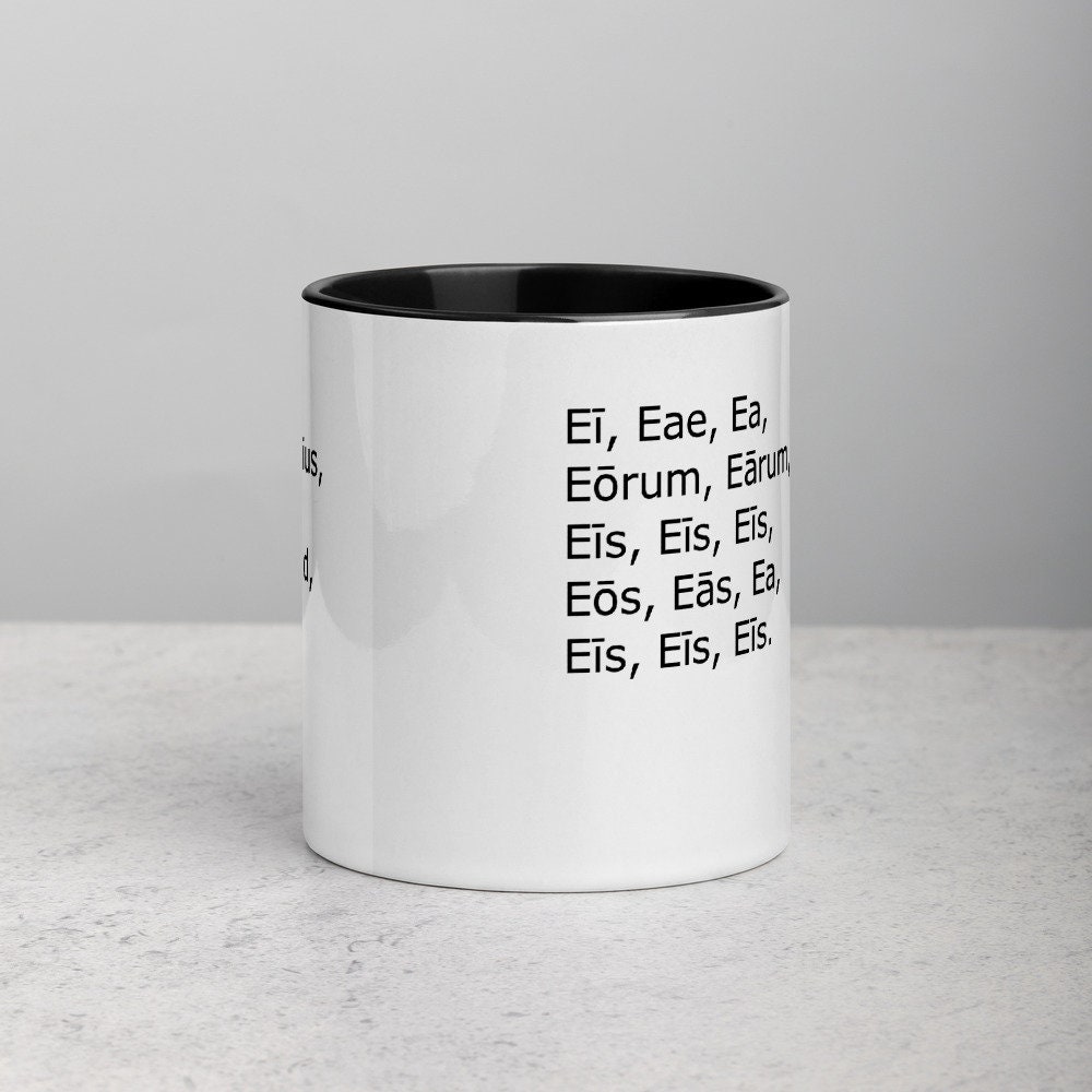 Is Ea Id Latin Language Mug Etsy