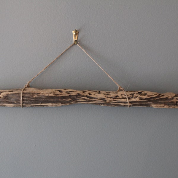 15.5" x 1" driftwood dowel rod - perfect for DIY dreamcatcher, macrame, hanging wall art, floral arrangement wood accent, and more!