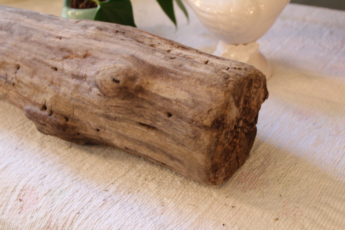 Driftwood Log Approx. 31 X 4 DIY Garden Decor Etsy