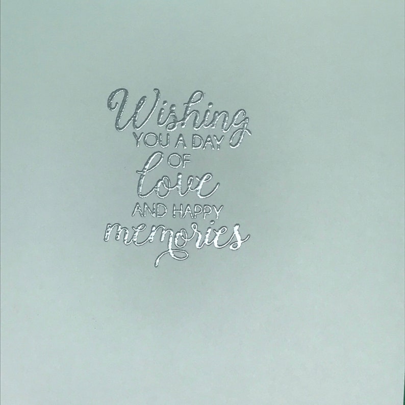 Handcrafted Wedding greeting card FREE SHIPPING Elegant embossed and Lacy