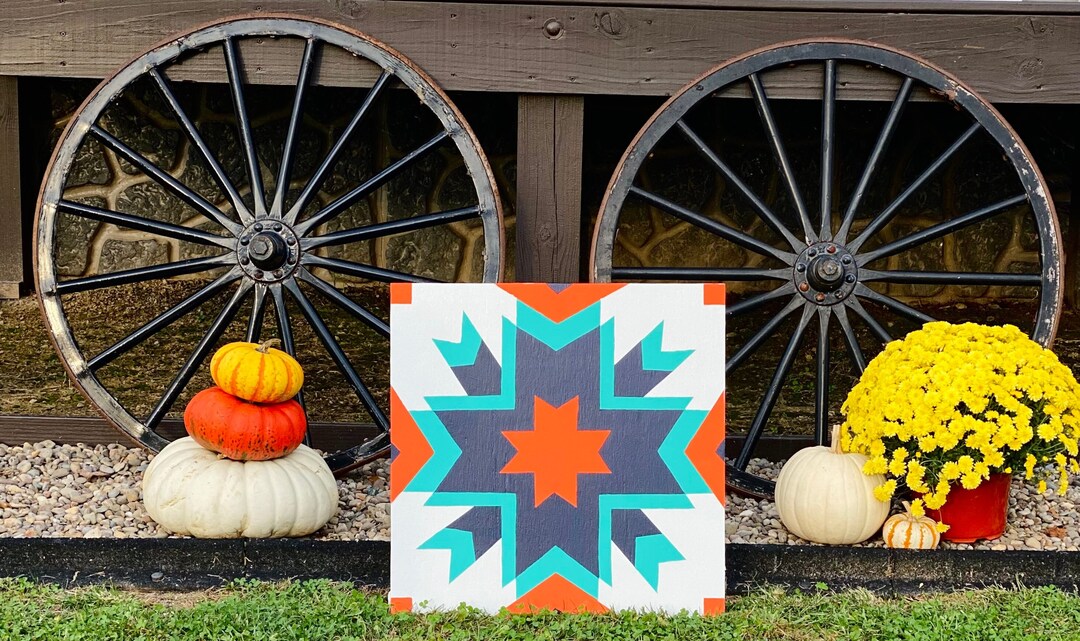 Aztec Barn Quilt - Etsy Österreich